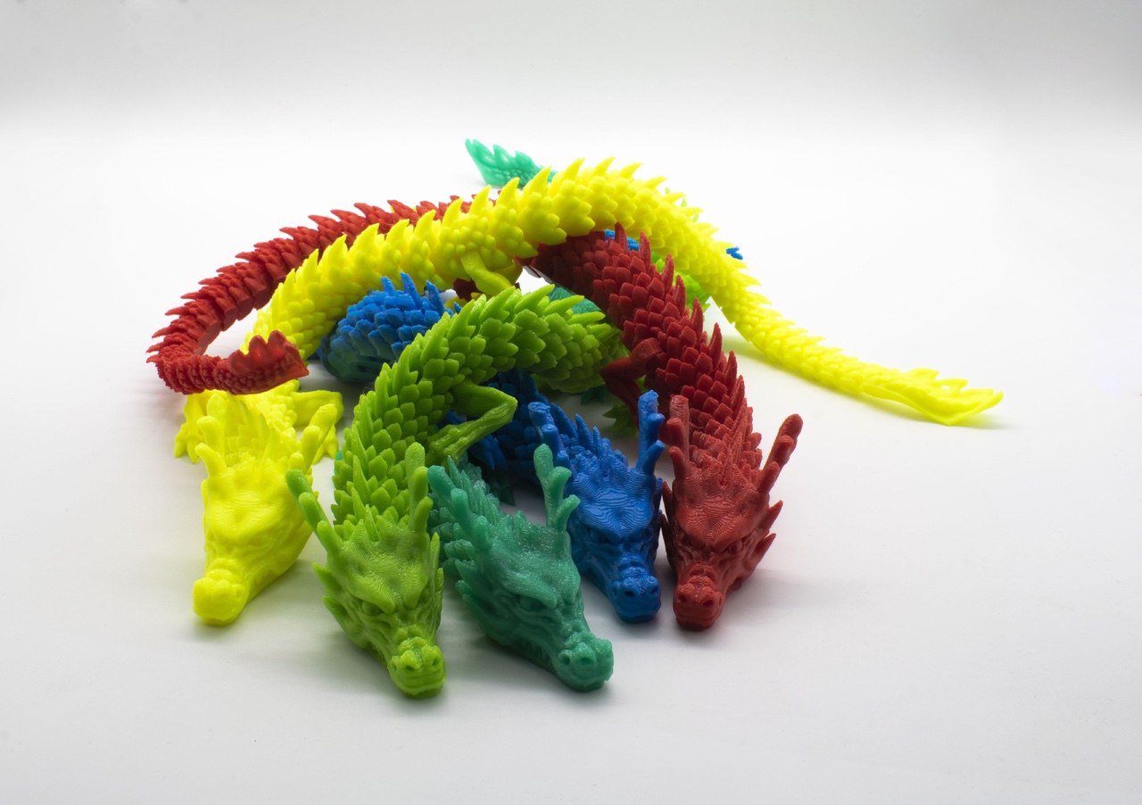 3D-печать дракона пластиком FDM 1